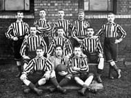Wolverhampton Wanderers has formed 141 years ago. This is a picture from their initial days.
